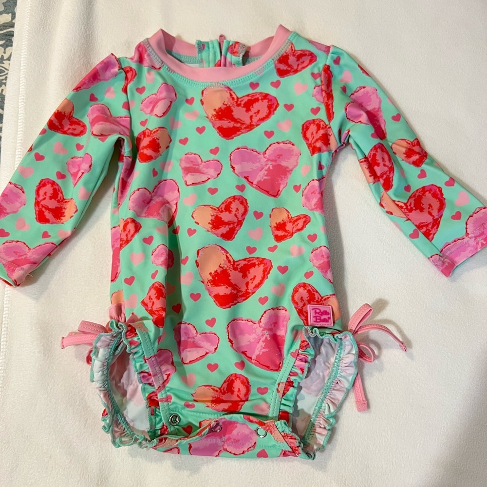 Ruffle Butts baby girl swimsuit